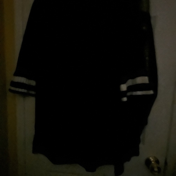 Black spandex material  blouse - Picture 5 of 6